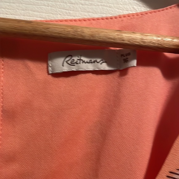 OkPolkadot pink dress, Reitmans, size XL - Picture 2 of 4